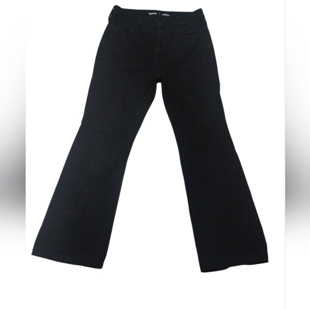 Old Navy Wow Flare High Waisted Women's Black Jeans Size 8